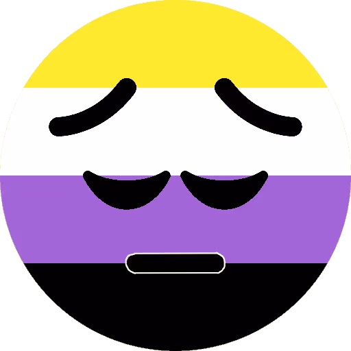 nonbinary_pensive emote
