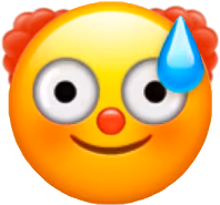 clownmildpanic emote