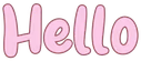 WordHello emote