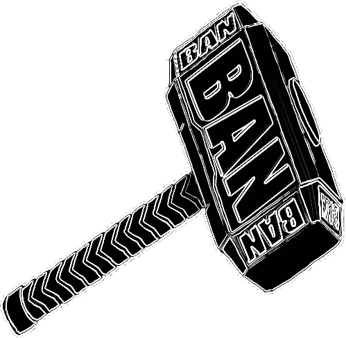 Ban_Hammer_Black emote