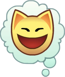 Animal_Jam_Thought_Happy emote