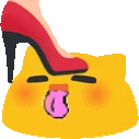StepOnMeLick emote