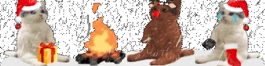 catsittingverycomfortablearoundacampfirewithitsfriends emote