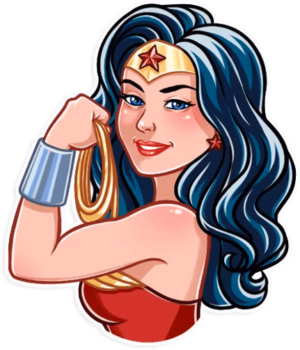 WonderWomanWeCanDoIt emote