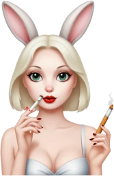 Sexy_smoking_bunny emote