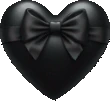 Blackbowheartanimated emote