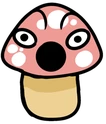shockedshroomie emote