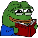 pepereading emote