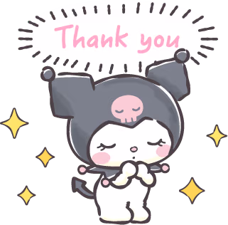 kuromithankyou emote