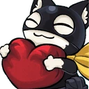 MorganaHeart emote