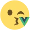 vue_kiss emote