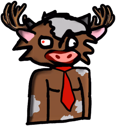 ReindeerCowRedditEan emote