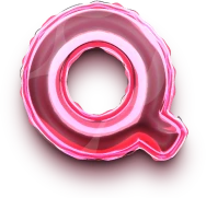 Letter_Q_foil_balloon emote