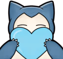 Snorlax_BlueHeart emote