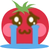 tomatoCryBlush emote