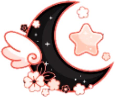 pastelrednblackmoon emoji