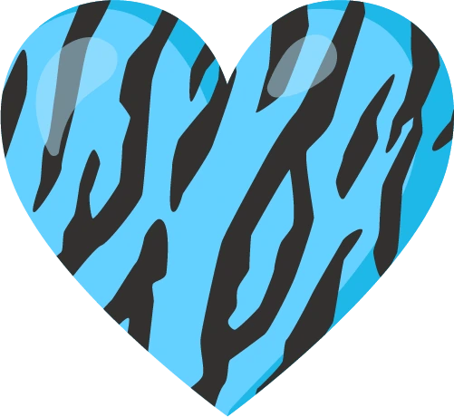 Blacklightblueheartx emote
