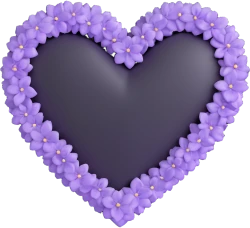Purpleblackheart emote