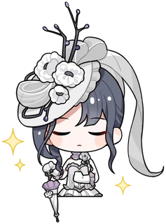 NikkiThoughtful emote