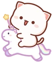 Mochiandunicorn emote