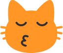 Google_cat_kiss emote