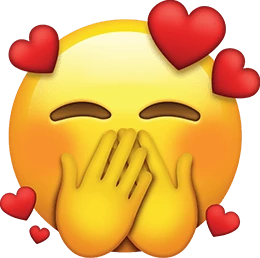 hand_over_mouth_with_hearts emote