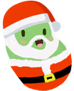 bean_santa emote