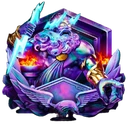 Iridescent emote