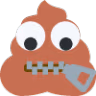 my_mouths_closed_poop emote
