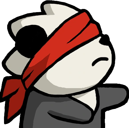 PandaBlindfold emote