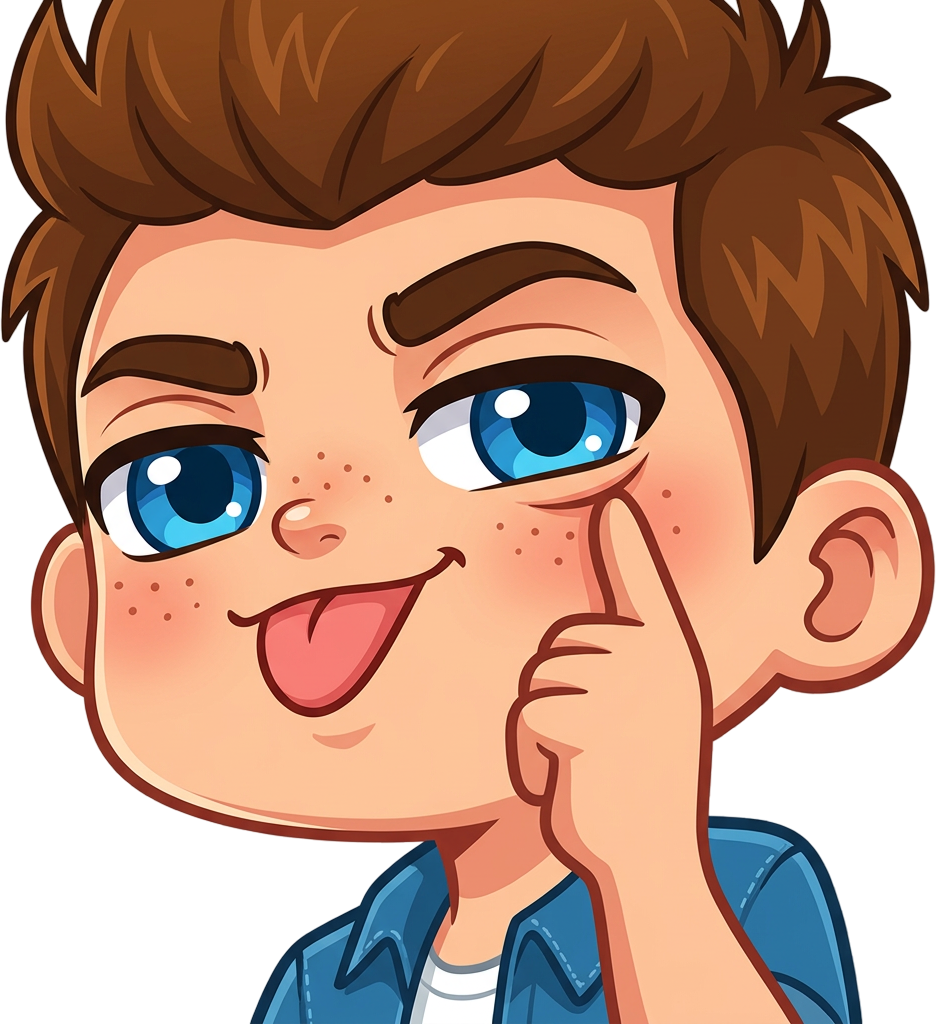 dash_winking_finger_to_lips static emote