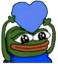PepePurpleLove emote