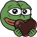 pepe_chocolateheart emote
