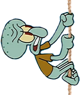 Squidwardrope emote