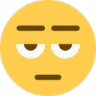 unimpressed emote