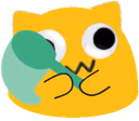 blobcatgooglybughunterW emote