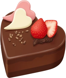 Heartchocolatecake emote