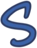 LetterS_Blue emote