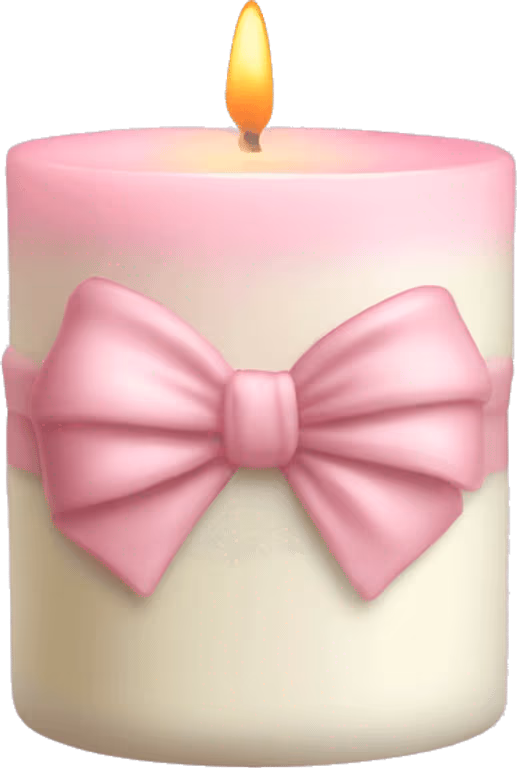 Lightpinkwhitecandle emote
