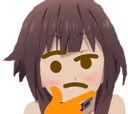 MeguThink emote