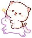 Mochiandunicorn static emote