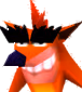 FakeCrashBandicootSmirk emote