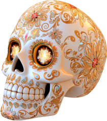 Ornategoldenskullwithintricate emote