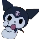 Kuromi_Bleh emote
