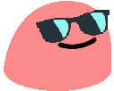 Sunglass_Partyblob emote