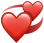 red_revolving_hearts emote