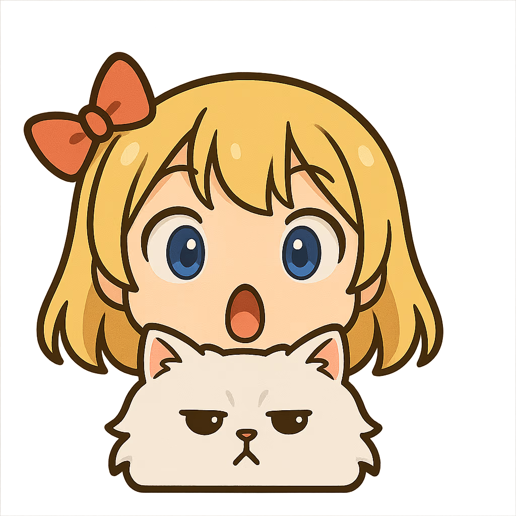 NyuSurprised emote