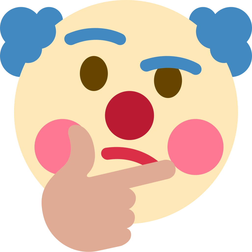 clown_thinking sticker