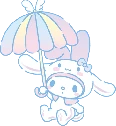 sanrio_umbrella emote