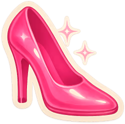 Pinkbarbieshoe emote